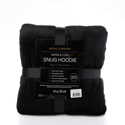 Royal Comfort Snug Hoodie - Black-1887313134528630788
