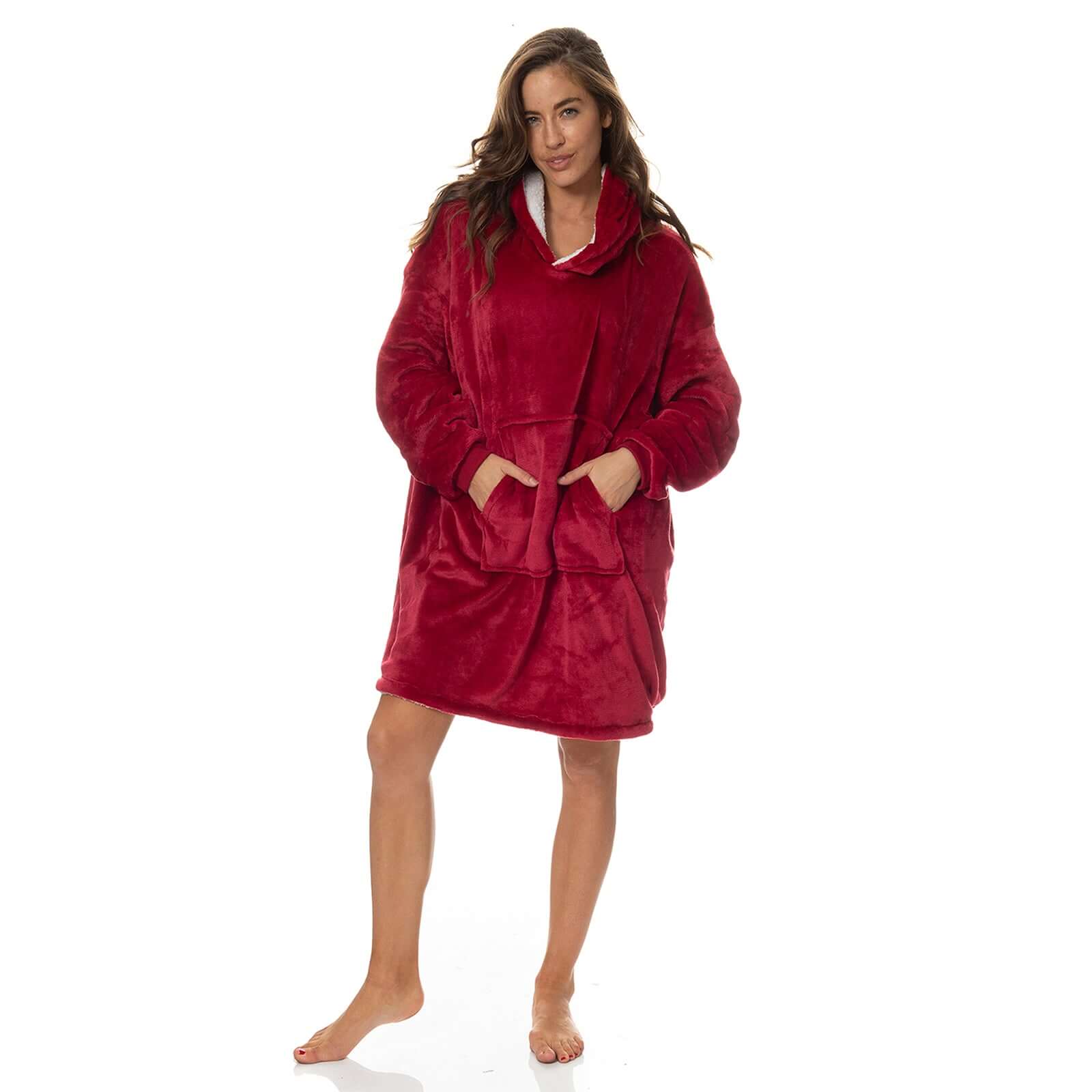 Royal Comfort Snug Hoodie - Red-1887313134952255488