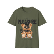 Playful Graphic T-Shirt - 'The Pleasure Is All Mine' Cute Teddy Design - Cookies Trend Collective