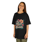 Kids Tee Tropical Flower My Mum is a Baddie - Cookies Trend Collective