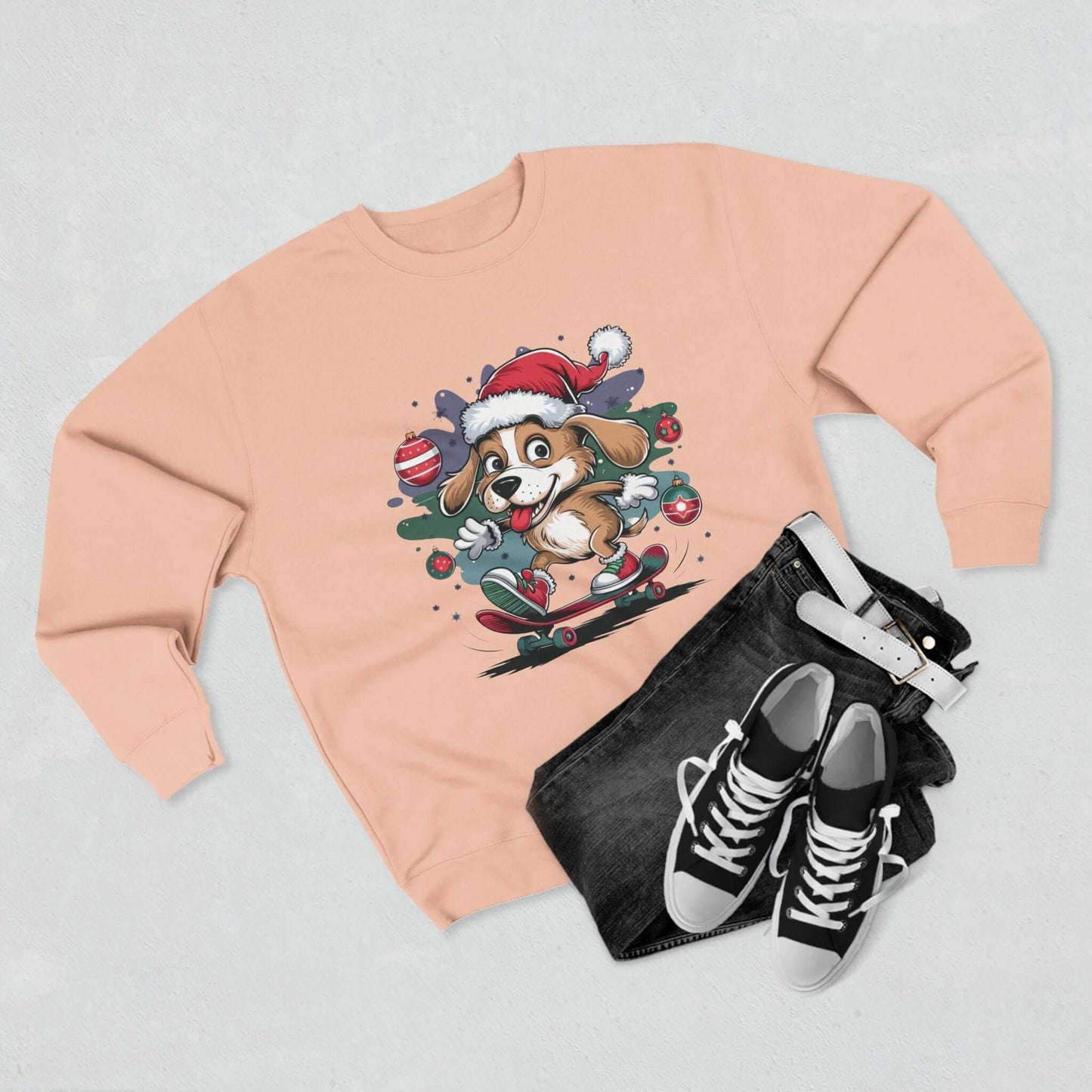 Santa Dog Crewneck Sweatshirt