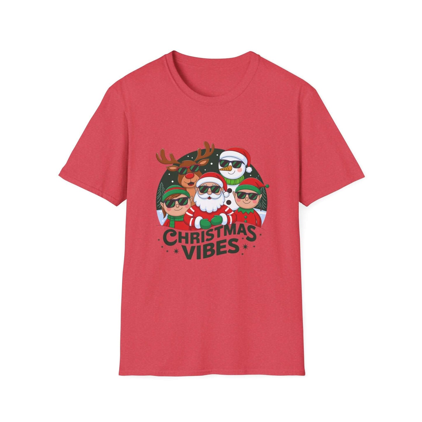 Christmas Crew Unisex T-Shirt - Santa, Elf's, Reindeer, Snowman - Christmas Vibes