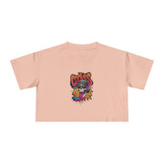 Crop Tee - Graffiti Skull Cookies Design - Cookies Trend Collective