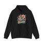 Black hoodie with floral design and text 'My Mum is a Baddie', perfect gift for Mother's Day or birthdays.