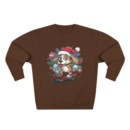 Santa Dog Crewneck Sweatshirt