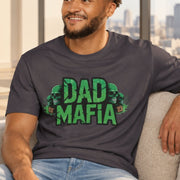 Dad Mafia T-Shirt - Lettering with Neon Green Accents - Cookies Trend Collective