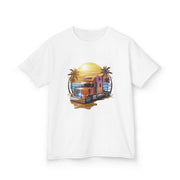 Kids Tee - Sunset Beach Truck Design - Cookies Trend Collective