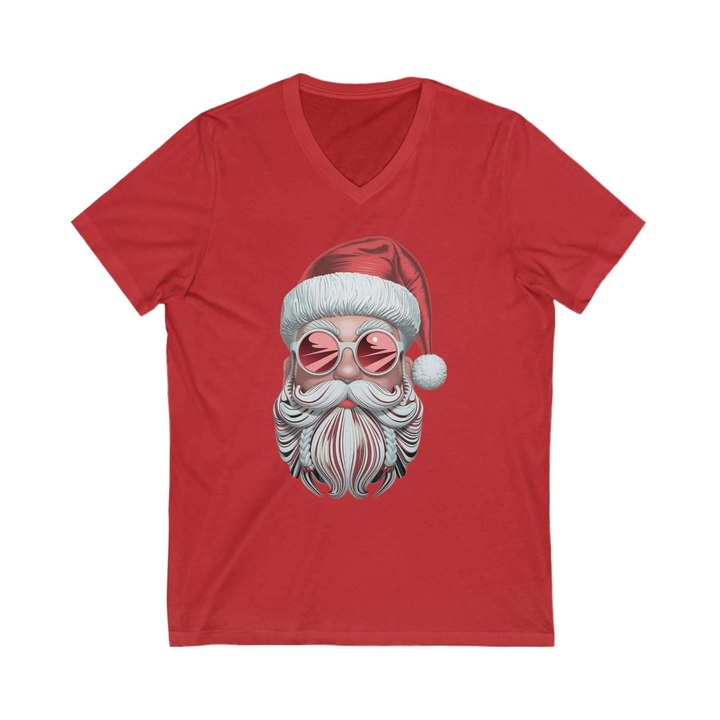 T-Shirt - Cool Santa with Sunglasses - Trendy Christmas Design