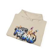 Hooded Sweatshirt - Graffiti Rise and Grind Skater Design - Cookies Trend Collective