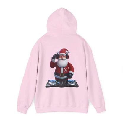 Hooded Sweatshirt Santa DJ Christmas Holiday Music Lover Gift