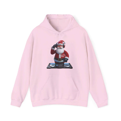 Hooded Sweatshirt Santa DJ Christmas Holiday Music Lover Gift