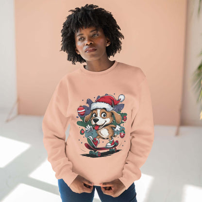 Santa Dog Crewneck Sweatshirt