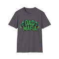 Dad Mafia T-Shirt - Lettering with Neon Green Accents