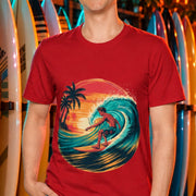 Vintage Surfer T-Shirt Sunset Session Retro Wave Print - Cookies Trend Collective