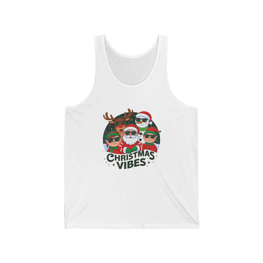 Christmas Crew Tank Top - Christmas Vibes Design