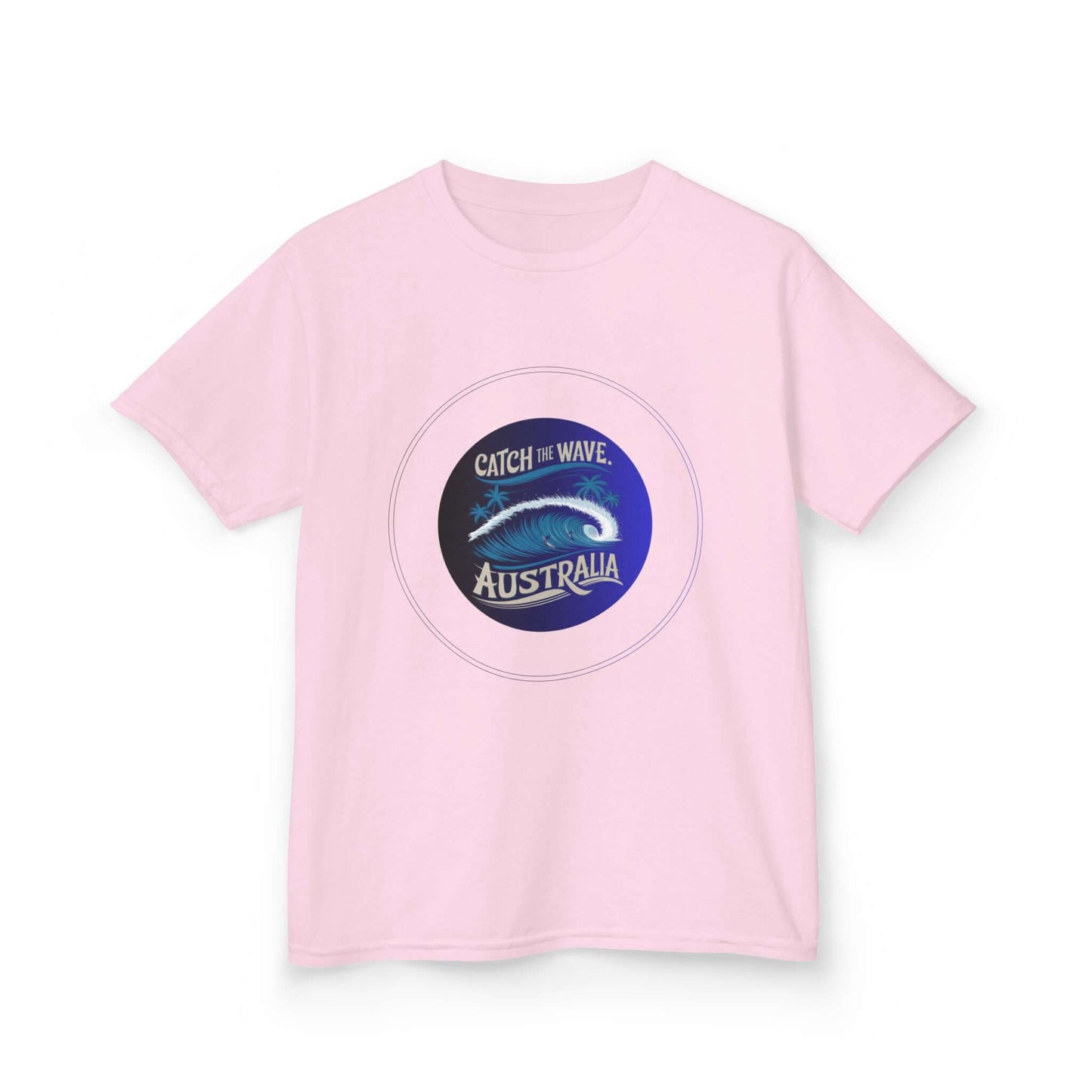 Kids Tee - Surf Wave Design - Ride the Wave Australia