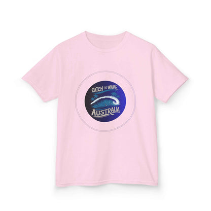 Kids Tee - Surf Wave Design - Ride the Wave Australia