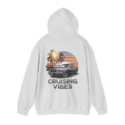 Mustang Sunset Beach Hoodie - Cruising Vibes