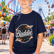 Kids T-shirt - Baddie Universe Retro Trendy Design