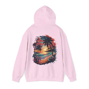 Hooded Sweatshirt - Tropical Sunset Beach Hoodie - Cookies Trend Collective