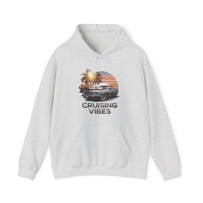 Mustang Sunset Beach Hoodie - Cruising Vibes