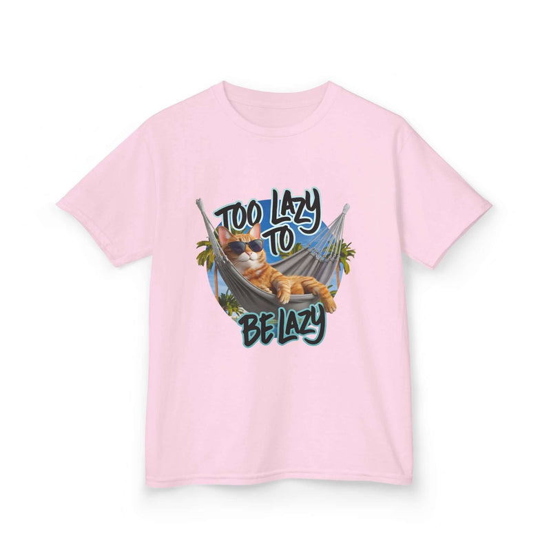 Kids Tee Lazy Cat Design - authentic product design