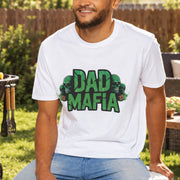Dad Mafia T-Shirt - Lettering with Neon Green Accents - Cookies Trend Collective
