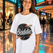 Kids T-shirt - Baddie Universe Retro Trendy Design