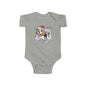 Beagle Dog in Santa Hat Christmas Design - Onesie