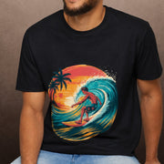 Vintage Surfer T-Shirt Sunset Session Retro Wave Print - Cookies Trend Collective