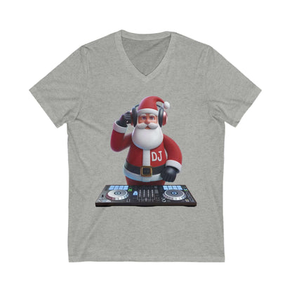 T-Shirt Santa DJ Christmas Tee