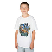 Kids Tee Lazy Cat at Beach - Too Lazy to be Lazy Design - Cookies Trend Collective