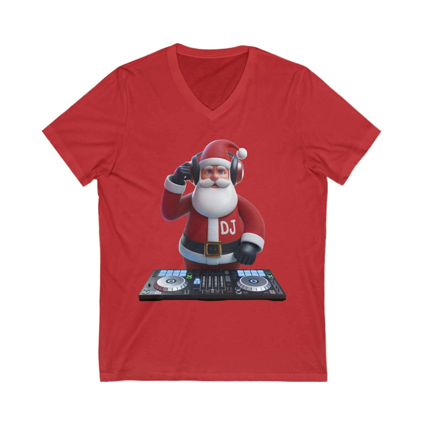 T-Shirt Santa DJ Christmas Tee