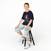 Kids T-Shirt-Santa Fun DJ Party Tee - Cookies Trend Collective