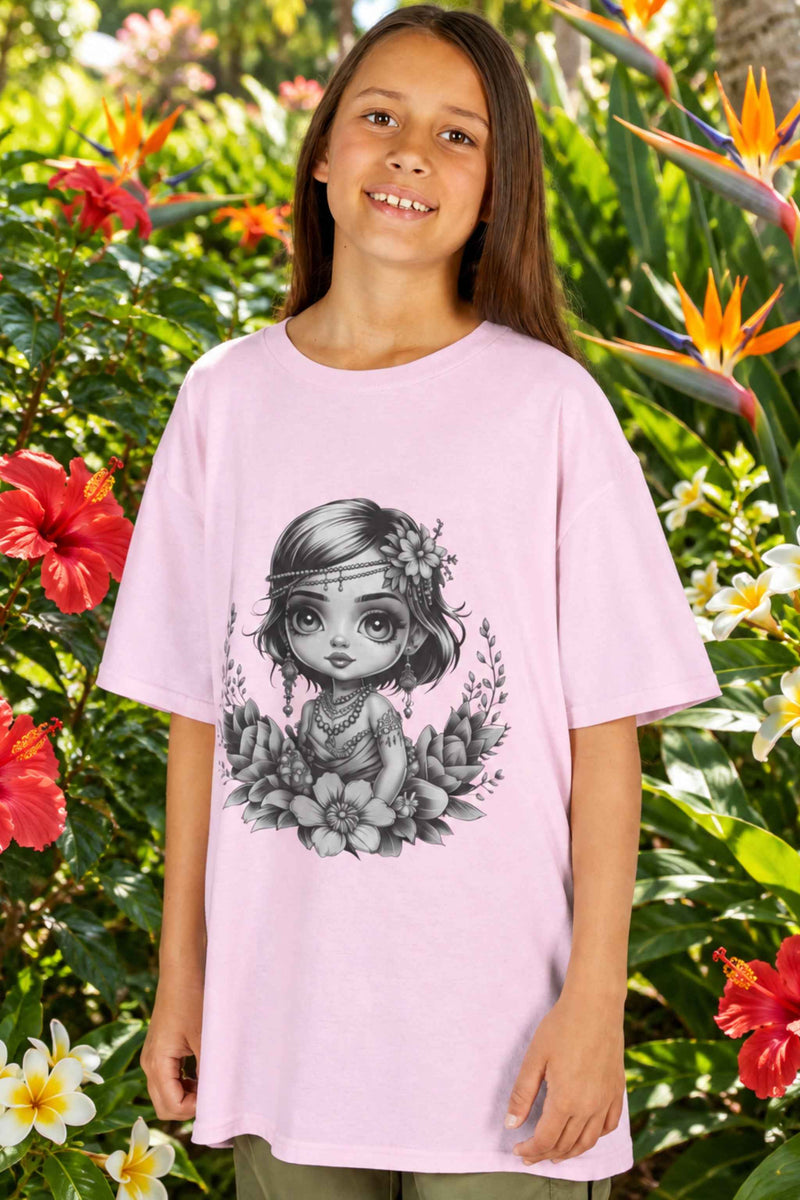 Chibi Girl Kids Tee - authentic product design