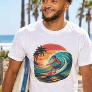Vintage Surfer T-Shirt Sunset Session Retro Wave Print - Cookies Trend Collective