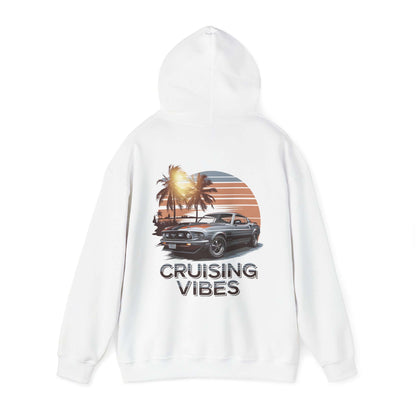 Mustang Sunset Beach Hoodie - Cruising Vibes