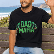 Dad Mafia T-Shirt - Lettering with Neon Green Accents - Cookies Trend Collective