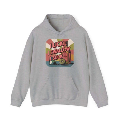Funny tequila hoodie with playful retro design featuring humorous text and vibrant graphics.