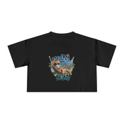 Too Lazy to Be Lazy Women's Crop Tee - Relaxed Humor Tee for Casual Comfort - Cookies Trend Collective