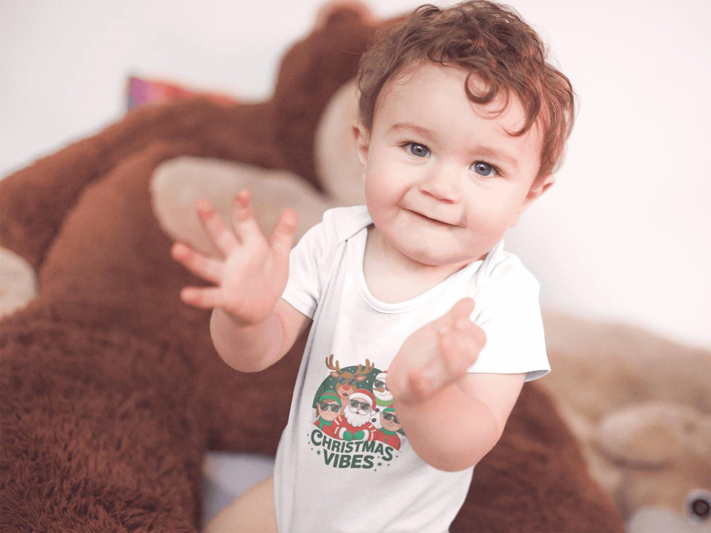 Infant Christmas Vibes Bodysuit