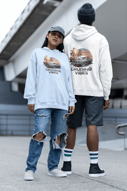 Mustang Sunset Beach Hoodie - Cruising Vibes