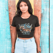 Too Lazy to Be Lazy Women's Crop Tee - Relaxed Humor Tee for Casual Comfort - Cookies Trend Collective