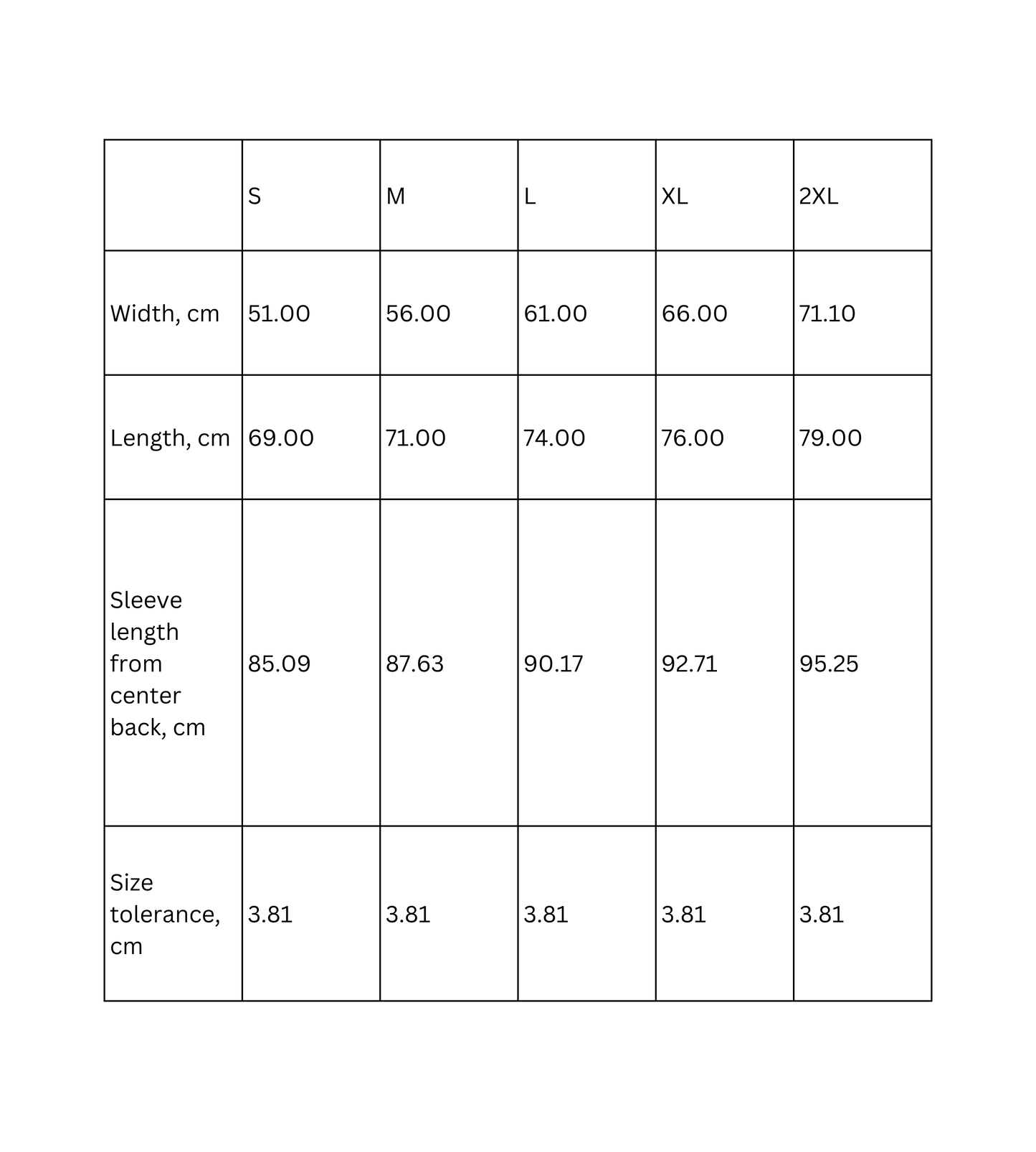 Retro funny fishing quote hoodie - size chart