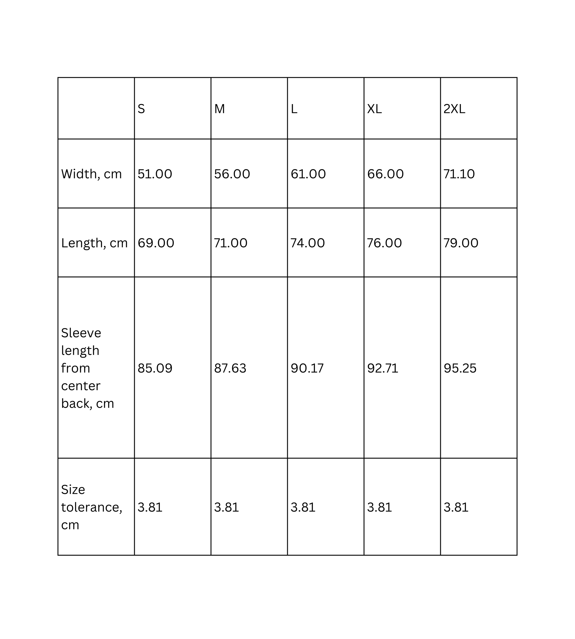 Retro funny fishing quote hoodie - size chart