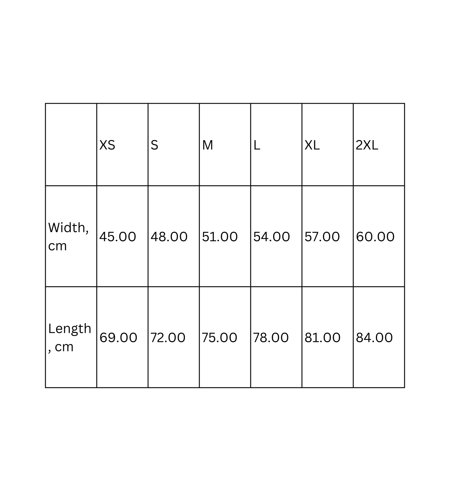 Tank top with graffiti skull design and 'COOKIES' text - size chart