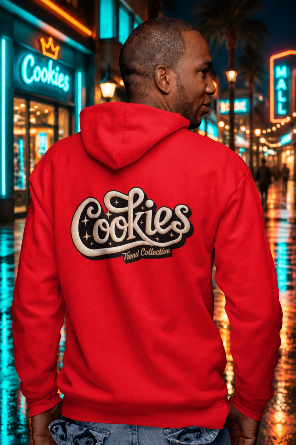 Hooded Sweatshirt Vintage Cookies Trend Collective Design - Cookies Trend Collective