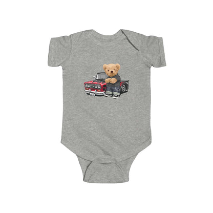 Teddy Bear Custom Pickup Truck Design - Onesie