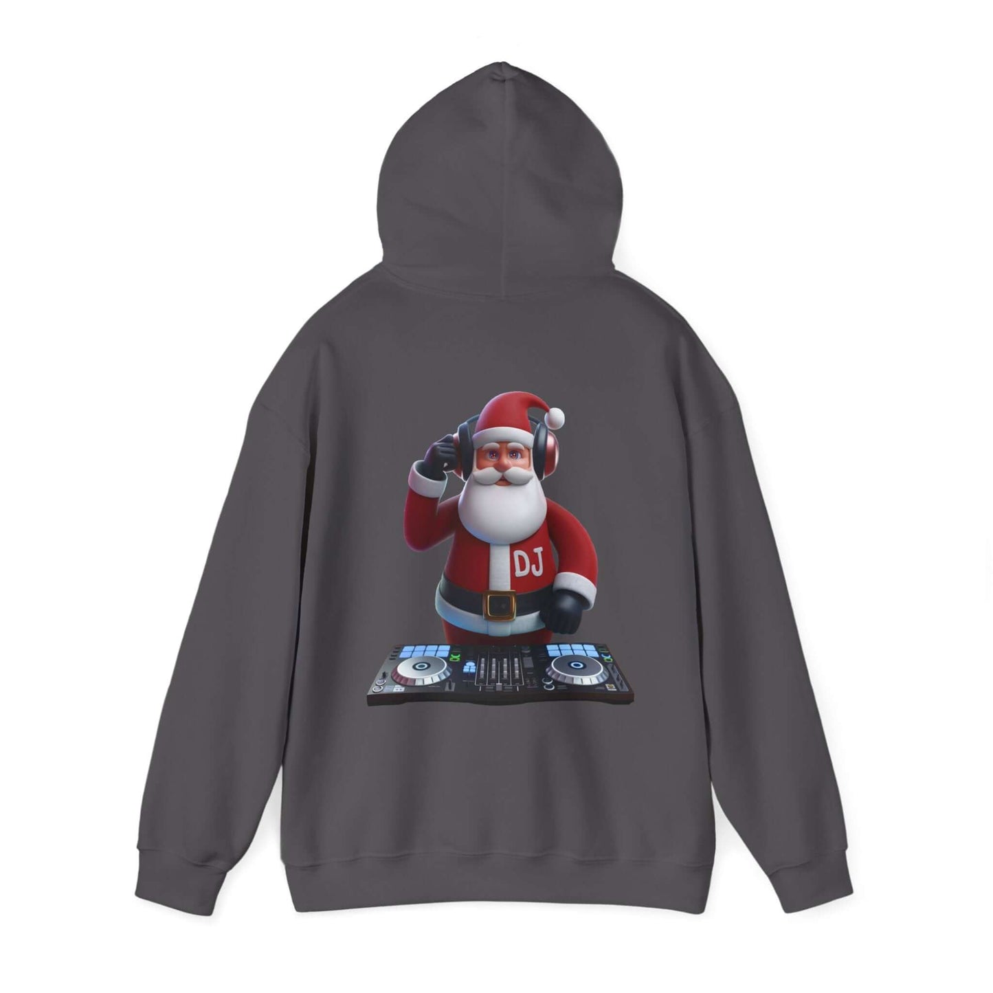 Hooded Sweatshirt Santa DJ Christmas Holiday Music Lover Gift