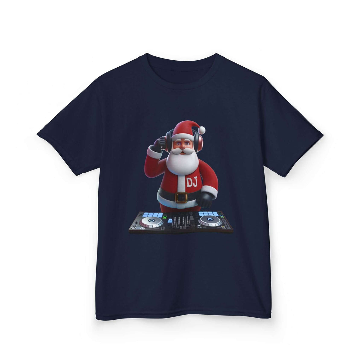 Kids T-Shirt-Santa Fun DJ Party Tee - Cookies Trend Collective